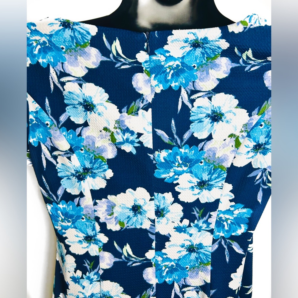 Alyx Navy and White Floral Mini Dress - Picture 8 of 9